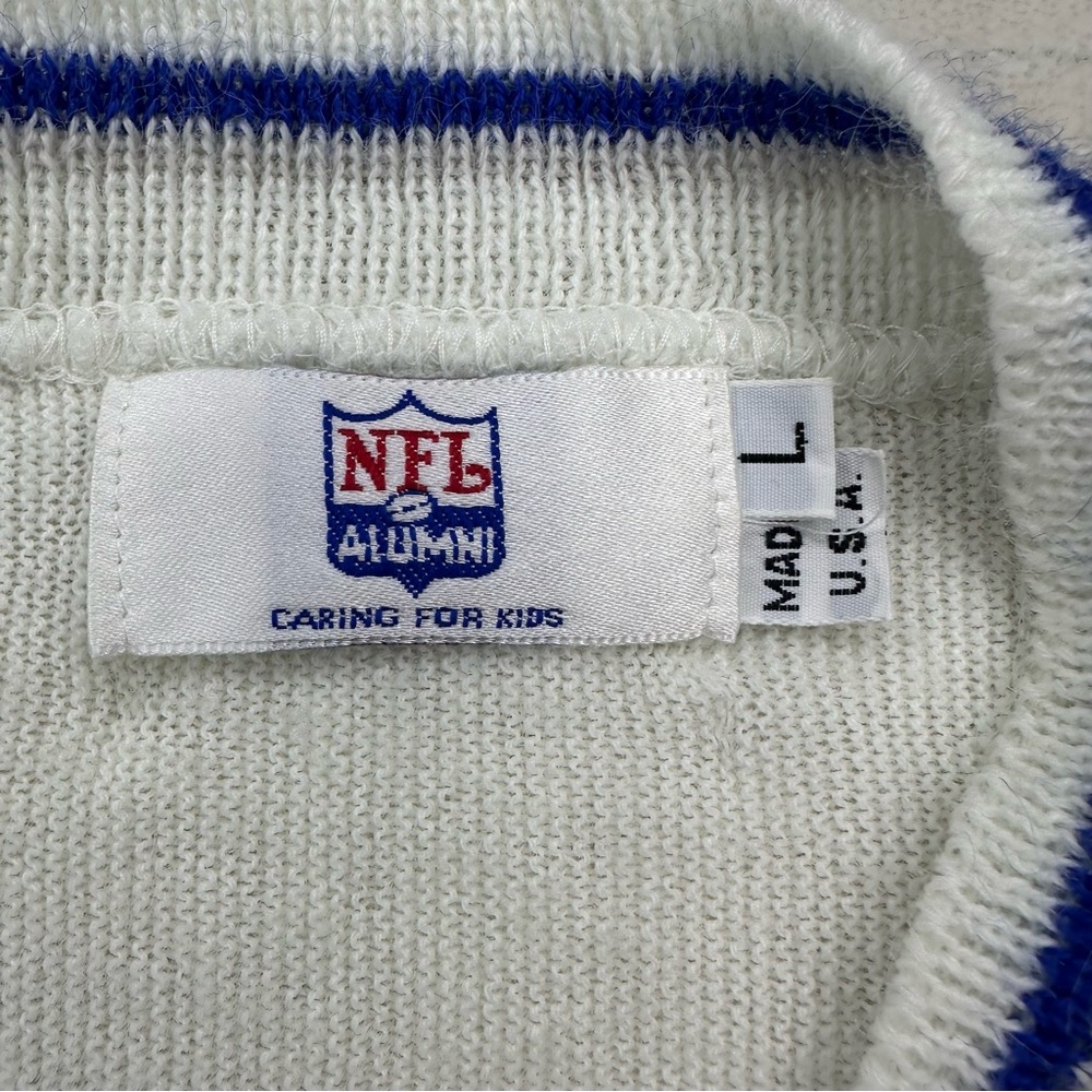 NFL Vintage Detroit Lions V-neck Sweater Vest Men’s Size Large - Picture 2 of 9